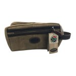 Toiletry Bag - Tin Cloth Tiger Mouth Sand