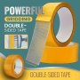 Strong Adhesive Double-sided Tape - Transparent Detachable Ideal For Carpets & Crafts 10/20/30/40/50MM Width X 5M Length