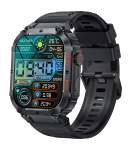 Toxiya Rugged Military Smartwatch Android iphone Fitness Tracker - Black