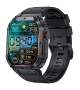 Toxiya Rugged Military Smartwatch Android/iphone Fitness Tracker - Black