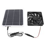Quiet Solar Vent Fan 20W For Chicken Coop