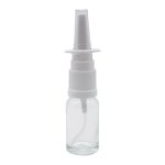 10ML Clear Glass Aromatherapy Bottle With Nasal Sprayer 18 415