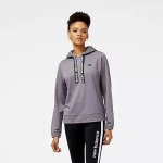 New Balance Women's Relentless Terry Hoodie - Zinc - Large