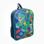 Dino Blocks Splice Zip Backpack