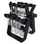 Rotating Spice Rack Organizer With 18 Glass Spice Jars