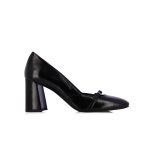 Mary Jane Court Heel -black