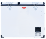 Snomaster 72LT Dual Compartment Stainless Steel Fridge freezer - SMDZ-CL72D