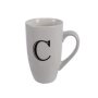 Mug Household Accessories Ceramic 3 Pack Letter C White