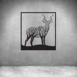 Giraffe Tree Art - Matt Gold L 800 X H 1000MM