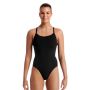 Ladies Diamond Back One Piece- Still Black
