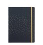 Note Book A5 Charcoal  C   Confetti