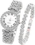 Women Watch And Bracelet Set