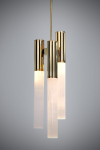 Lyra Pendant Light With Rock Crystal