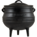 Bush Baby Black No. 25 Cast Iron Potjie Pot