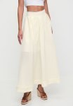 Co-ord Embroidered Skirt - Ecru