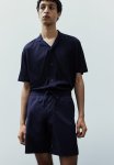 Regular Fit Shorts - Navy Blue