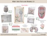 Cot Duvet Bedding Woody Faded Protea And Windmill Set