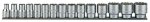Teng Tools 15PC 1 2INCH Drive Socket Set