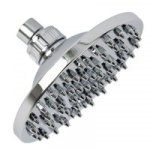 Chromed 1 Function Shower Rose Abs - 6 Inch
