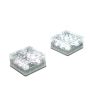 Solar Lights LED Ice Brick Flower Ground Lamp Outdoor Decoration