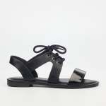 Siena 4 Flat Sandal - Black - Black 8