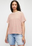 G-star Raw Stripe Boxy R T Wmn - Antique White finch Stripe