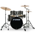 Sonor Aqx Studio 5-PIECE Drum Set Black Midnight Sparkle