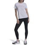 Logo Rhinestone T-Shirt -white