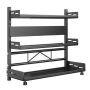 3-TIER Height-adjustable Kitchen Countertop Organizer With Knife Storage