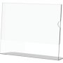 Acrylic Menu Holder - Single Sided - A4 Landscape - Box 5