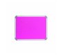 Info Board Aluminium Frame 600 450MM Pink