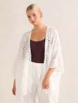 Betty Crochet Cape - 0 White
