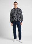 Monogram Jersey Knitwear - XXL Blue