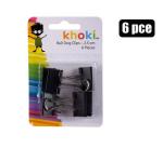 - Bull Dog Clips - 2.5CM 6 Pce