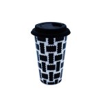 Coffee Mug With Black Block SGN162 2