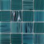 Crystal Glass Mosaic Tiles Mediterranean Sea 15 X 15CM