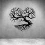 Heart Tree - Matt Black / L 800 X H 800MM