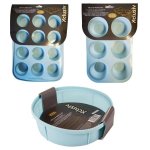 - Silicone Cake Pan And Cupcake Muffin Molds Combo - 3 Piece