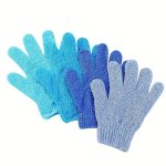 1PC Exfoliating Gloves Skin Exfoliator For Body Shower Gloves Scrub Gloves Exfoliating Exfoliating Body Scrub Gloves Shower Acce