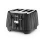 Ballerina 4 Slice Toaster - Furnace Black