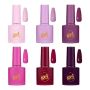 Uv Gel Nail Polish -set Of 6 Pretty Purples