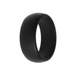 Killer Deals Unisex Wedding commitment exercise Silicone Ring L xl Black - Best Bargains Online