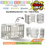 Haya Multifunction Oval Crib