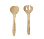 Home Classix Melamine Neutral Nature Salad Spoon & Fork Set