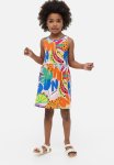 Patterned Cotton Dress - Light Pink patterned