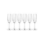 Maxwell & Williams 6 Piece 160ML Cosmopolitan Flute Glass Set Clear