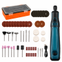 3.6V Cordless Rotary Tool Kit 50 Pcs For Grinding Polishing And Drilling