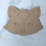 Wood Woodland Raccoon