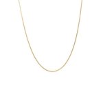 Delicate Curb Chain In Yellow Gold