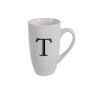 Mug Household Accessories Ceramic 3 Pack Letter T Design White